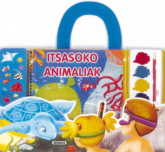 Itsasoko animaliak, de Susaeta | portada del libro