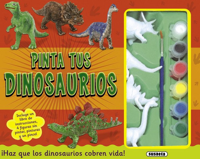 Pinta tus dinosaurios, de Susaeta | portada del libro