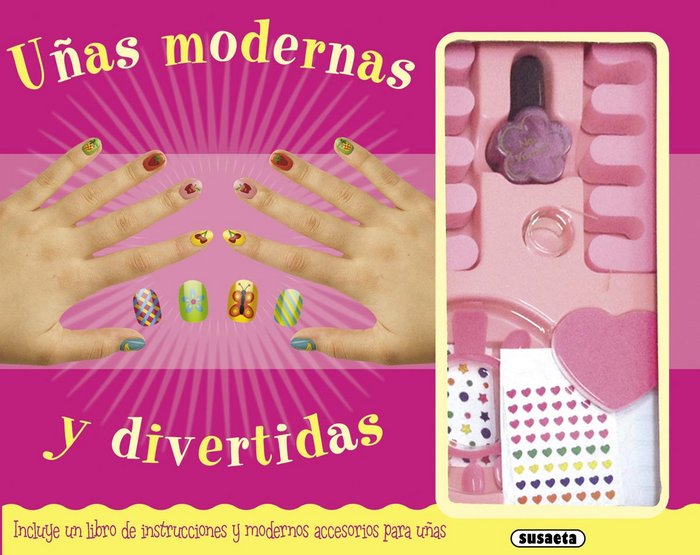 Uñas modernas y divertidas, de Susaeta | portada del libro