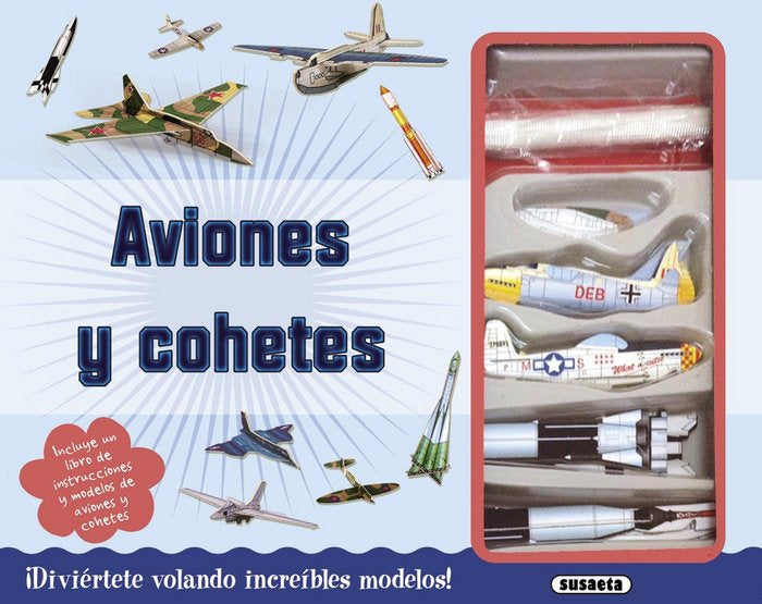 Aviones y cohetes, de Susaeta | portada del libro