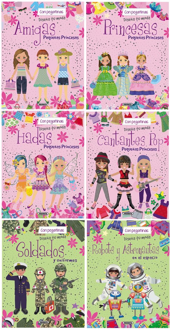 Pequeñas princesas (6 títulos), de Susaeta | portada del libro