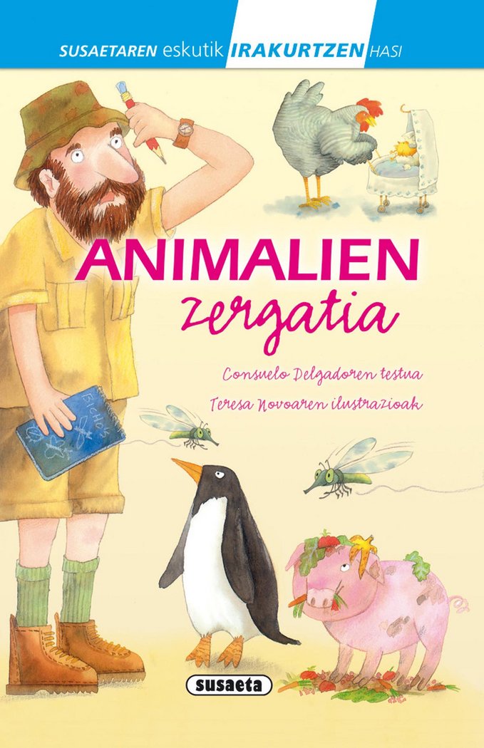 Animalien zergatia, de Delgado, Consuelo | portada del libro