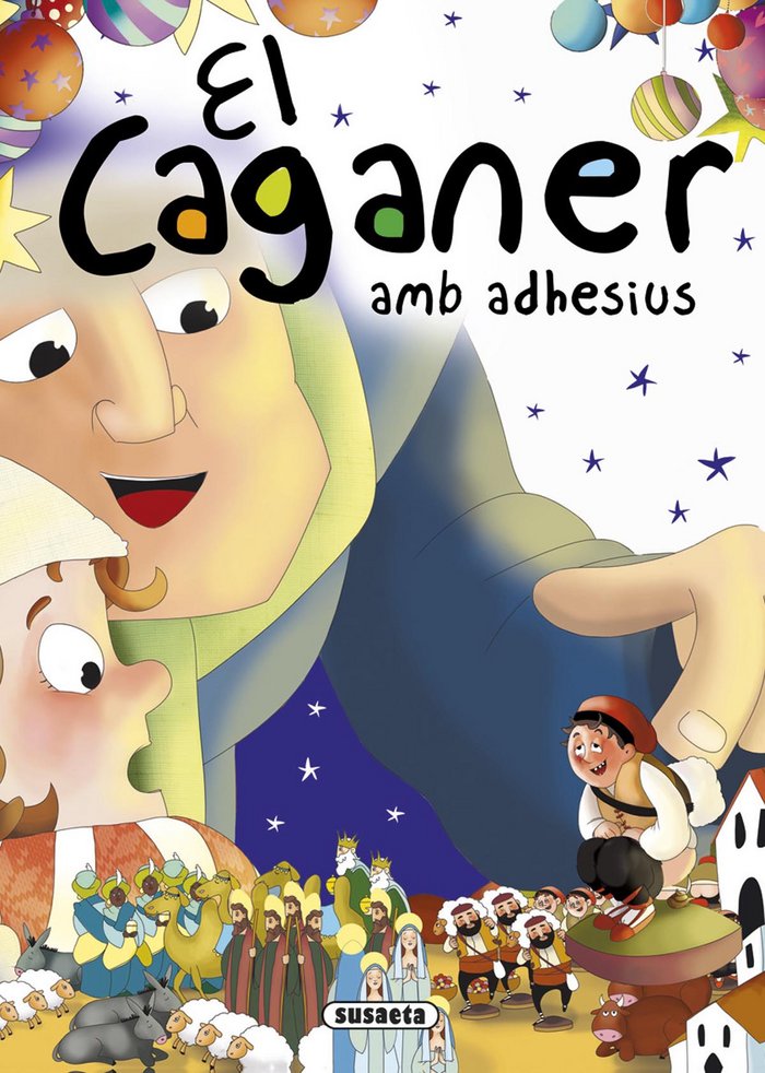 El caganer amb adhesius, de Abad, Mónica | portada del libro