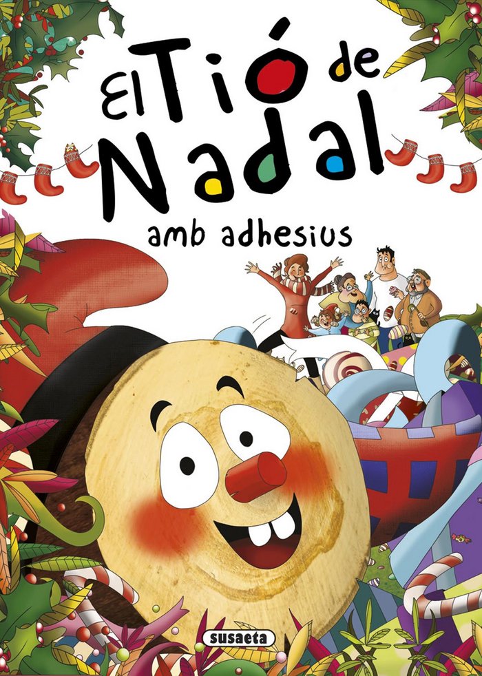 El Tió de Nadal amb adhesius, de Abad, Mònica | portada del libro