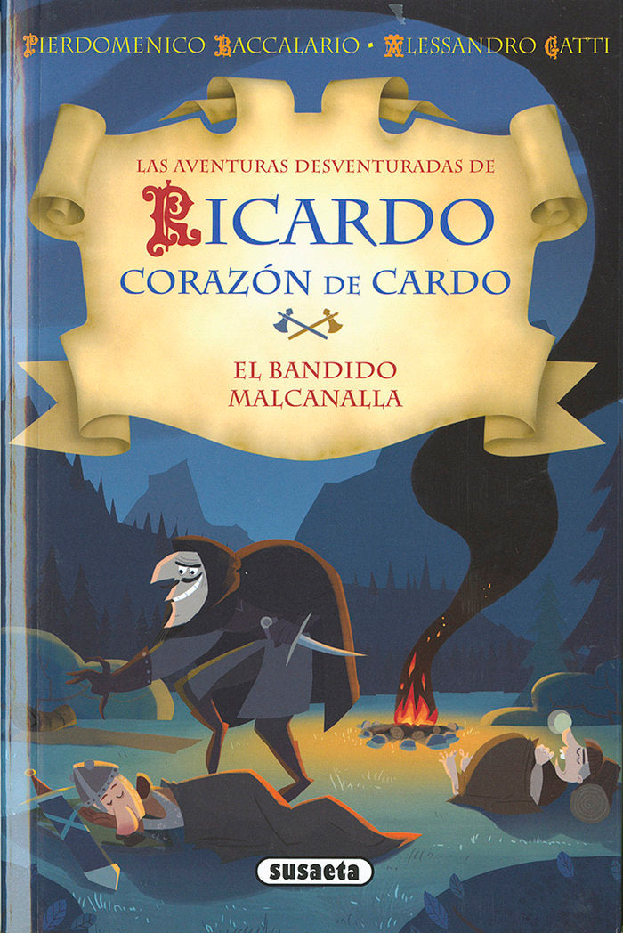 El bandido Malcanalla, de Baccalario | portada del libro