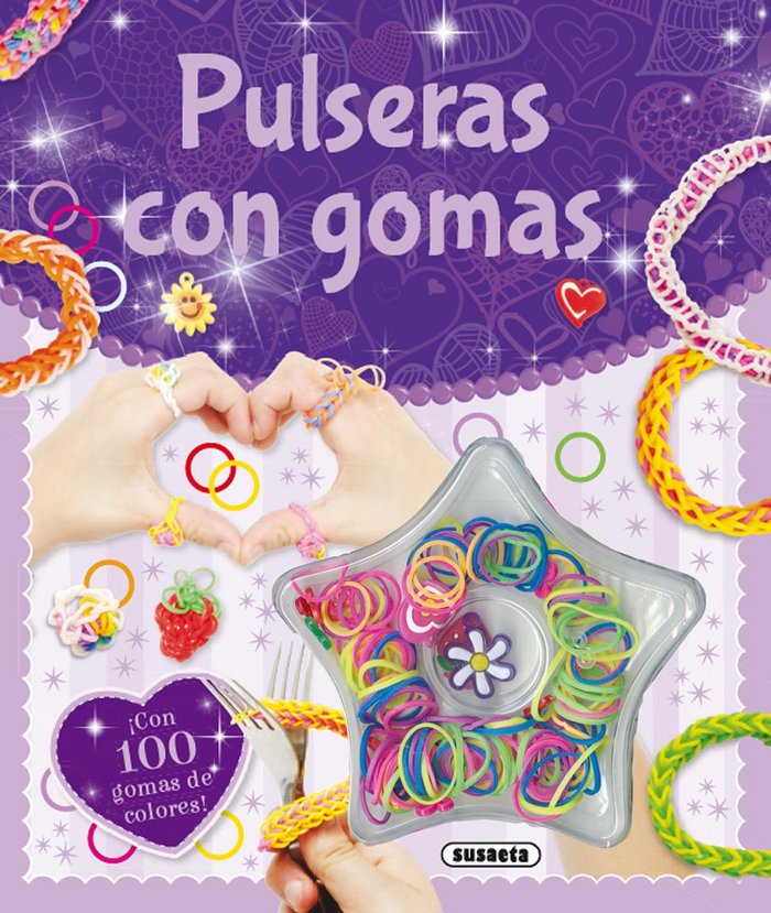 Pulseras con gomas, de Susaeta | portada del libro