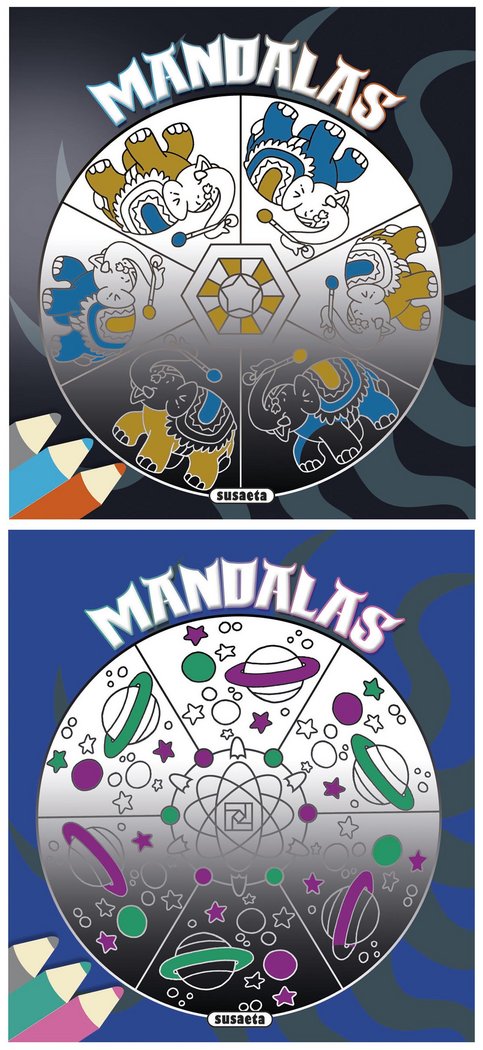Mandalas (2 títulos), de Susaeta | portada del libro