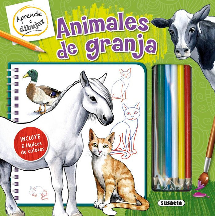 Animales de granja, de Susaeta | portada del libro