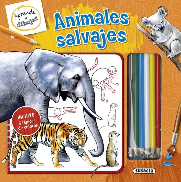 Animales salvajes, de Susaeta | portada del libro