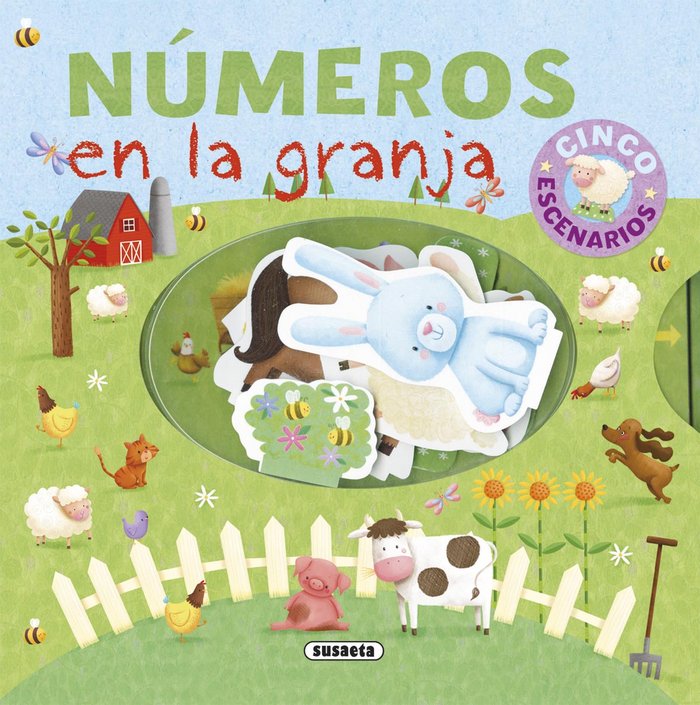 Números en la granja, de Susaeta, Equipo | portada del libro