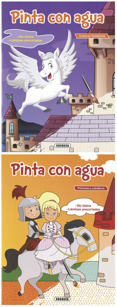 Pinta con agua (2 títulos), de Susaeta, Equipo | portada del libro