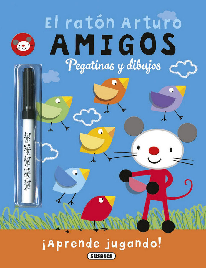 Amigos. Pegatinas y dibujos, de Susaeta | portada del libro