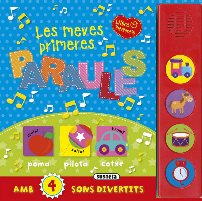 Les meves primeres paraules, de Susaeta | portada del libro