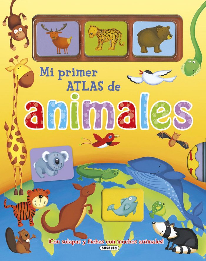 Mi primer atlas de animales, de Apsley | portada del libro