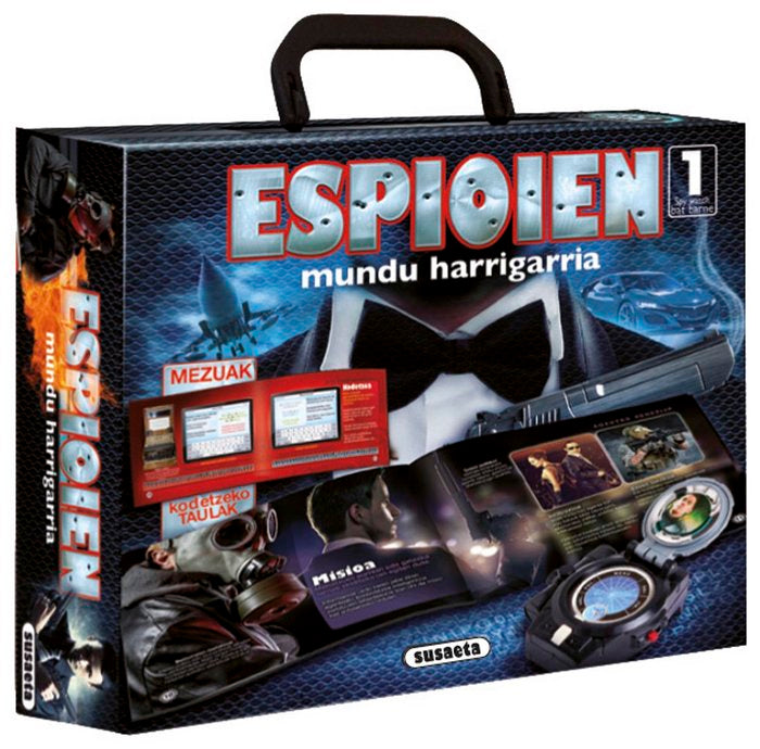 Espioien mundu harrigarri, de Uriel, Roberto | portada del libro