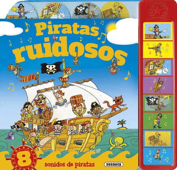 Piratas ruidosos, de Susaeta | portada del libro