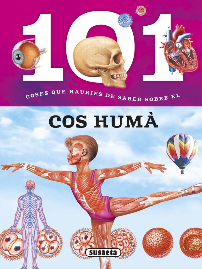 101 coses que hauries de saber sobre el cos humá, de Baquero | portada del libro