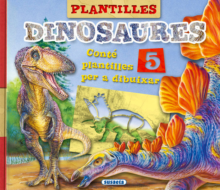 Plantilles dinosaures, de Susaeta, Equip | portada del libro