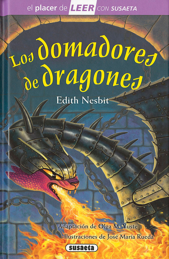 Los domadores de dragones, de Nesbit | portada del libro