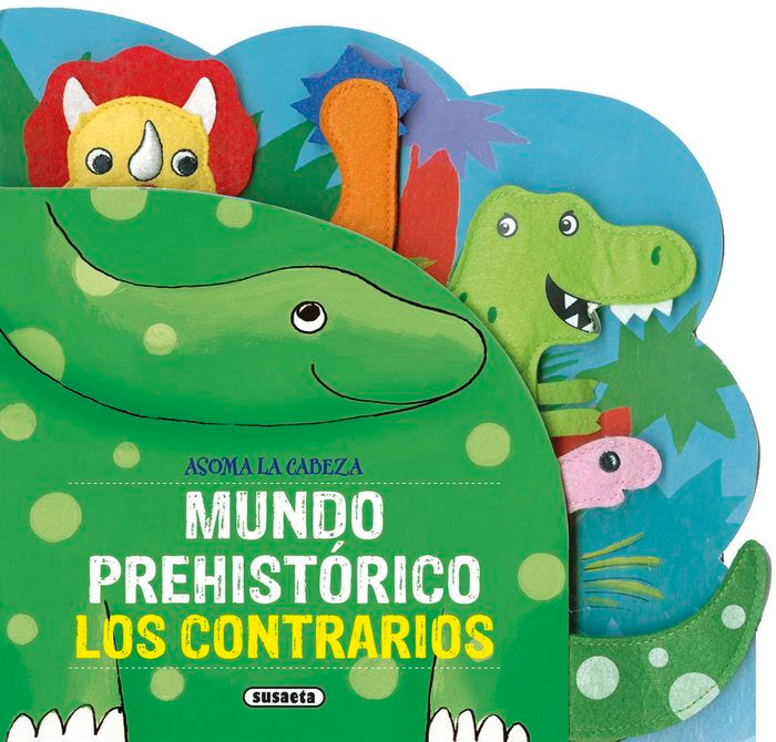 Mundo prehistórico. Los contrarios, de Susaeta | portada del libro