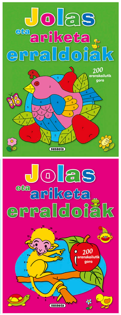 Jolas eta ariketa erraldoiak (2 titulu), de Susaeta | portada del libro