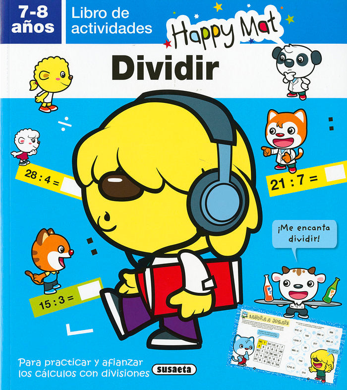 Dividir 7-8 años, de Susaeta, Equipo | portada del libro