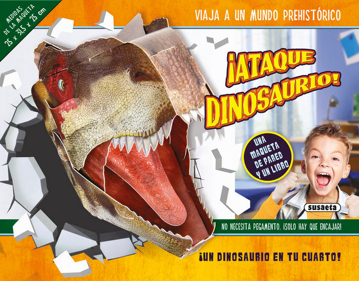 ¡Ataque dinosaurio!, de Rupert, Matthews | portada del libro