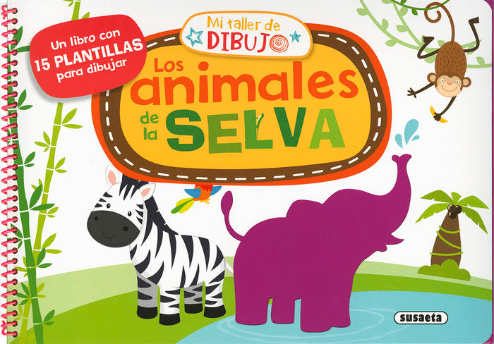 Los animales de la selva, de Brougère | portada del libro