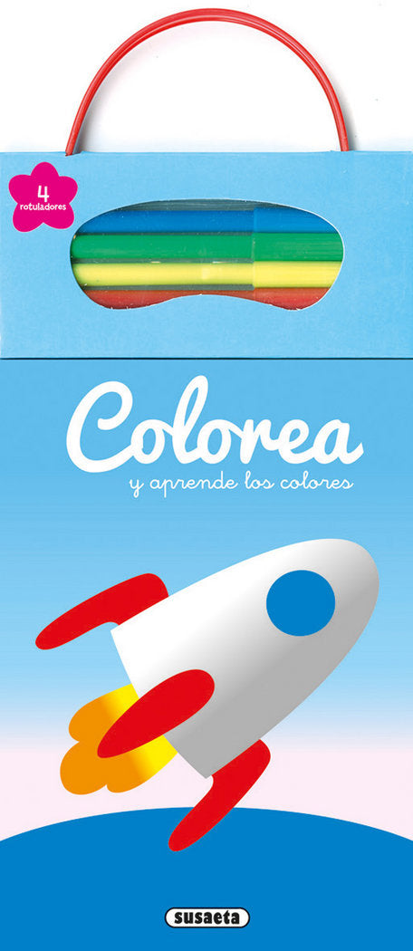 Colorea y aprende los colores, de Susaeta | portada del libro
