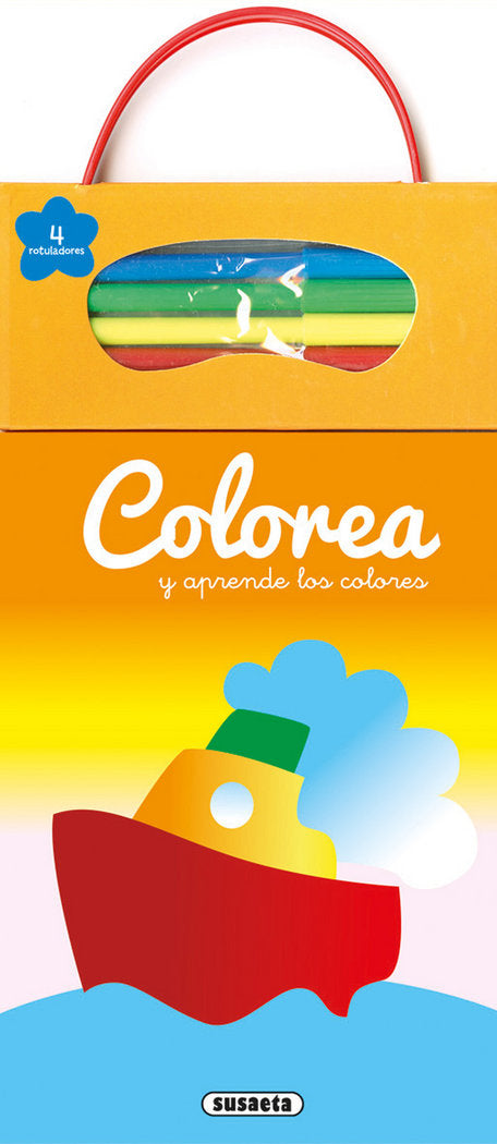 Colorea y aprende los colores, de Susaeta, Equipo | portada del libro