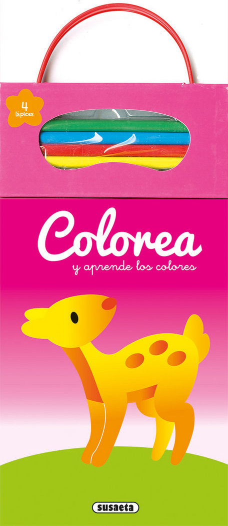 Colorea y aprende los colores, de Susaeta | portada del libro