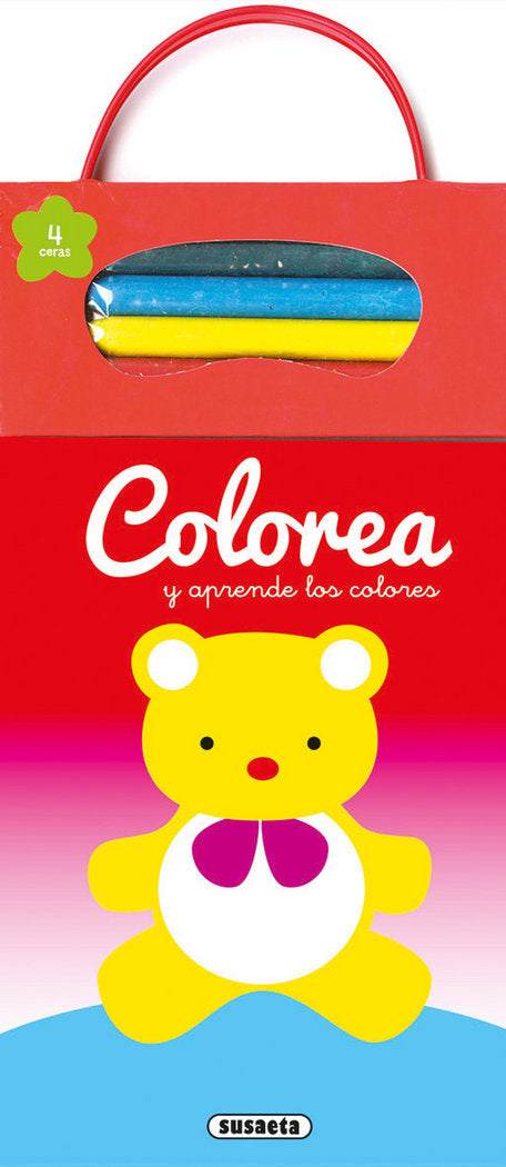 Colorea y aprende los colores, de Susaeta | portada del libro
