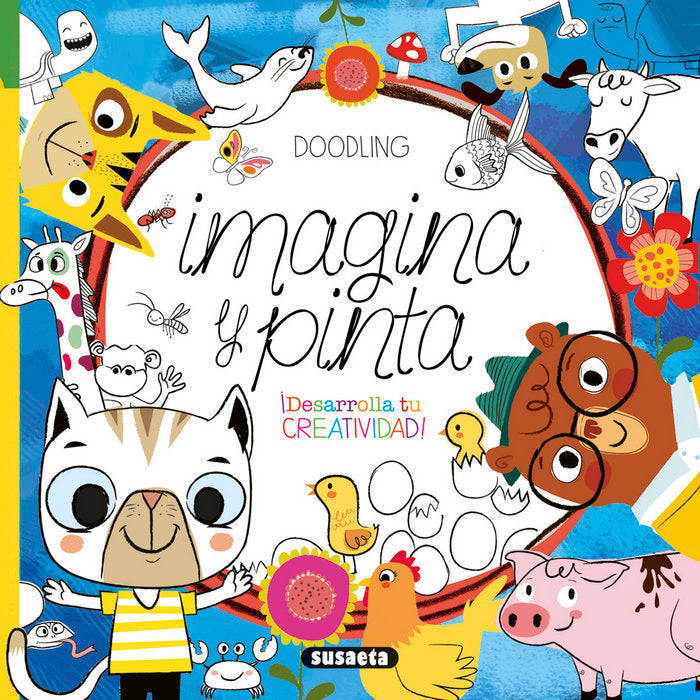 Doodling - Imagina y pinta, de Susaeta | portada del libro