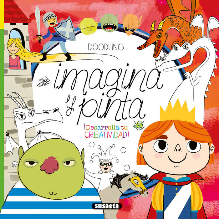Doodling - Imagina y pinta, de Susaeta | portada del libro