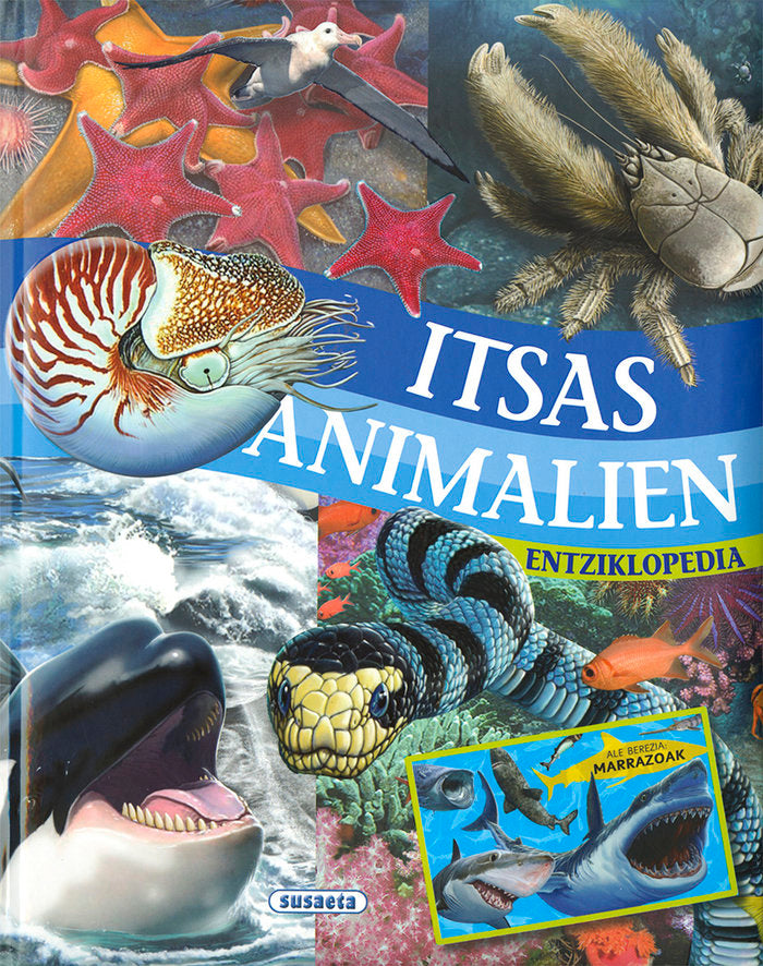 Itsas animalien entziklopedia, de Rodríguez | portada del libro