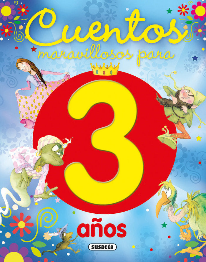 Cuentos maravillosos para 3 años, de Susaeta | portada del libro