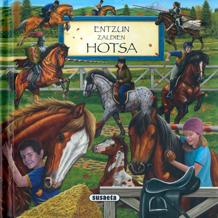 Entzun zaldien hotsa, de Susaeta | portada del libro