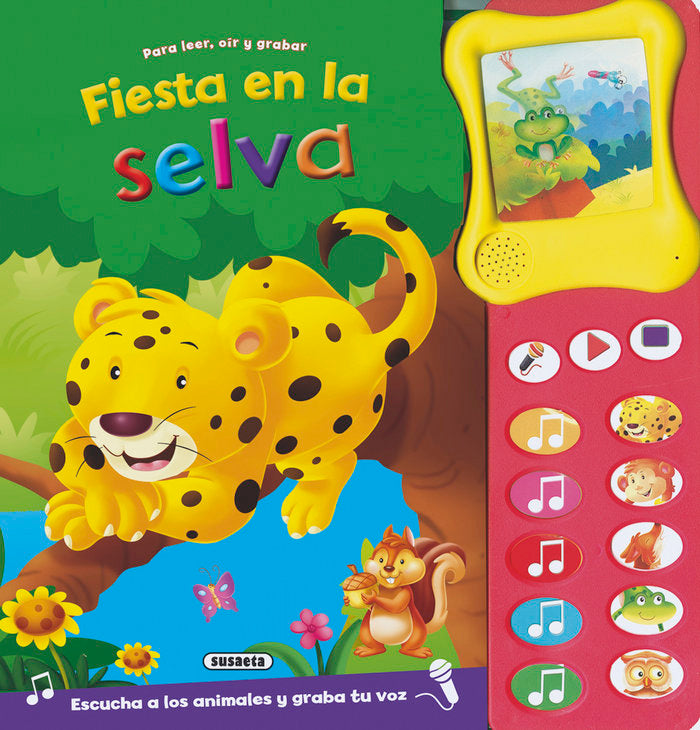 Fiesta en la selva, de Susaeta | portada del libro