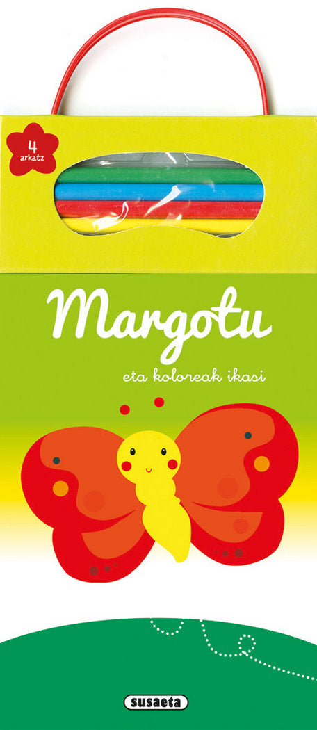 Margotu eta koloreak ikasi, de Susaeta | portada del libro