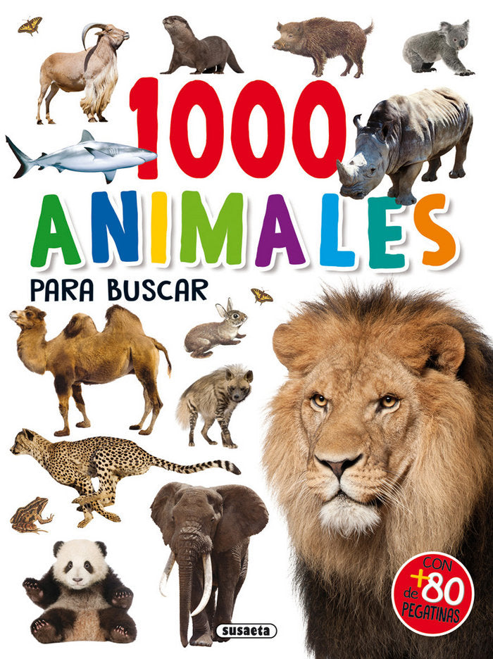 1000 animales para buscar, de Susaeta, Equipo | portada del libro