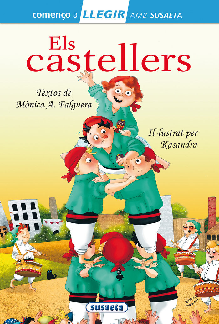 Els castellers, de Falguera, Mònica A. | portada del libro