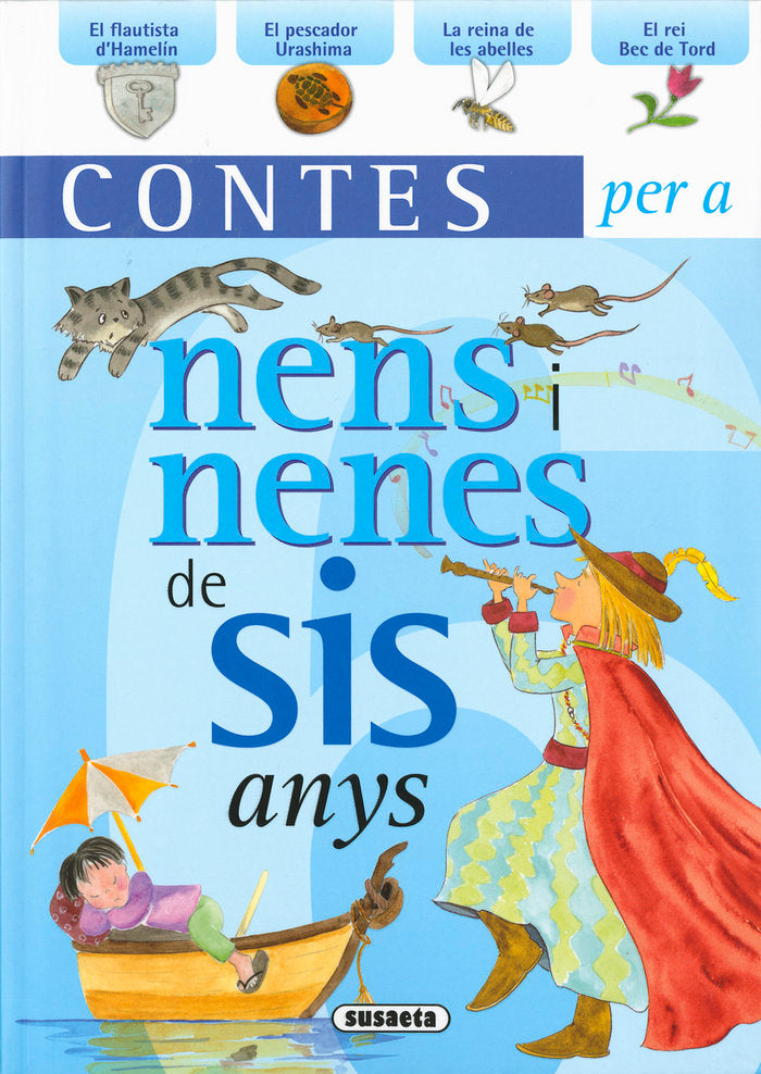 Contes per a nens i nenes de sis anys, de Susaeta, Equip | portada del libro