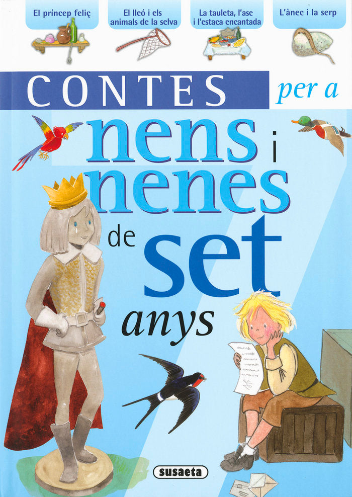 Contes per a nens i nenes de set anys, de Susaeta, Equip | portada del libro