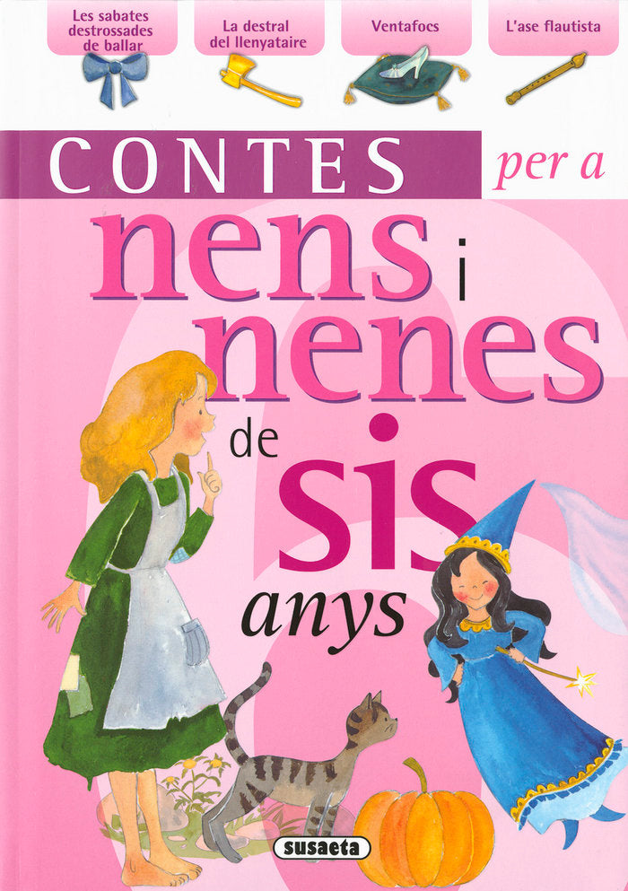 Contes per a nens i nenes de sis anys, de Susaeta, Equip | portada del libro