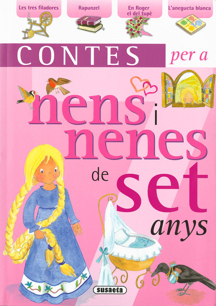 Contes per a nens i nenes de set anys, de Susaeta, Equip | portada del libro