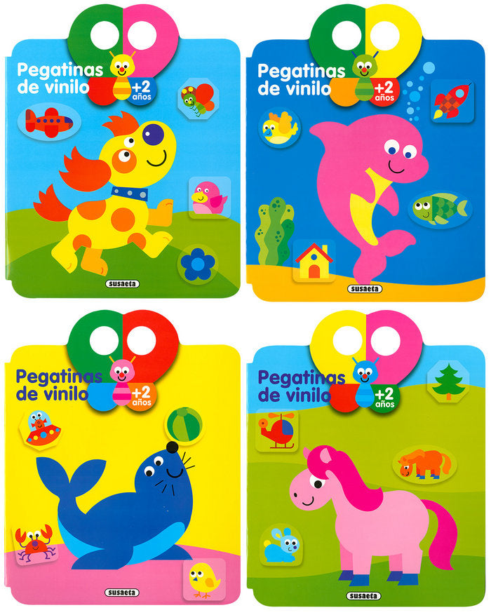 Pegatinas de vinilo (4 títulos), de Busquets | portada del libro