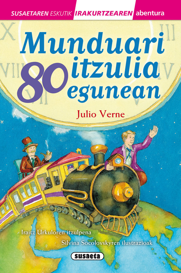 Munduari itzulia 80 egunean, de Verne, Julio | portada del libro