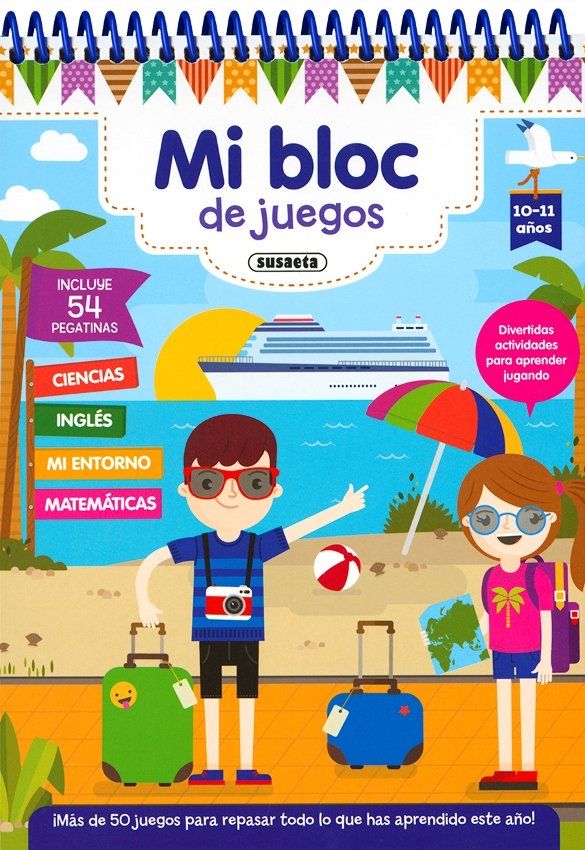 Mi bloc de juego 10-11 años, de Susaeta, Equipo | portada del libro