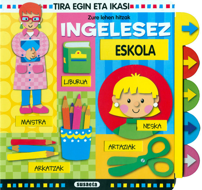 Eskola. Zure lehen hitzak ingelesez, de Busquets, Jordi | portada del libro