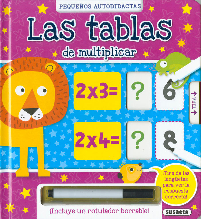 Las tablas de multiplicar, de Susaeta | portada del libro